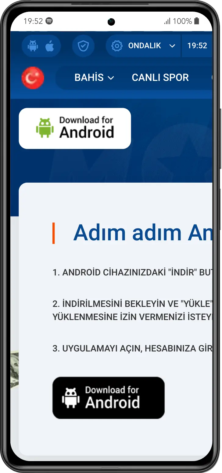 Mostbet apk indir